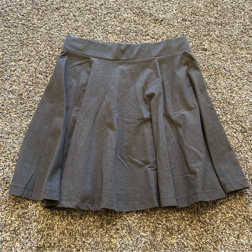 Divided by H&M size 8 gray mini skirt circle skirt A line skater grunge